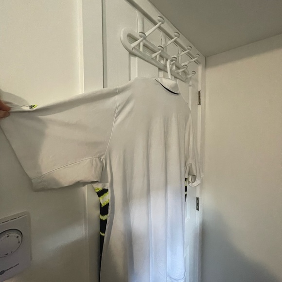 Nike Mobility Fade Stripe Golf Polo White Mens XXL,white, Green, Black, EUC - Picture 3 of 11